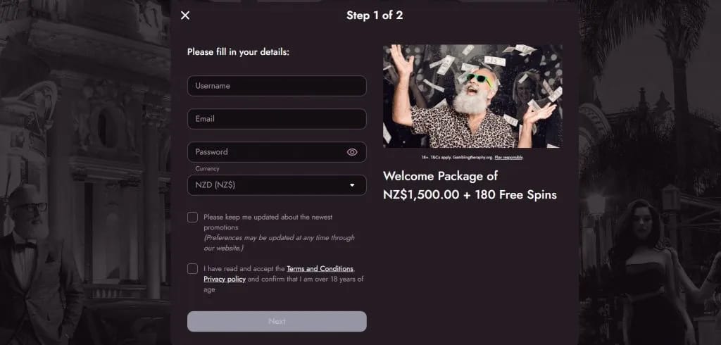 Mr Fortune Casino NZ player login