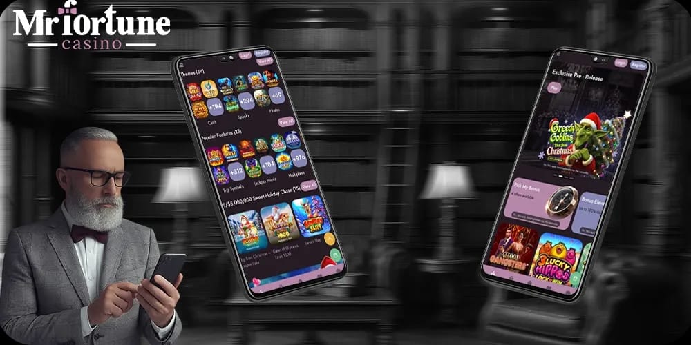 Mr Fortune Casino main app screen