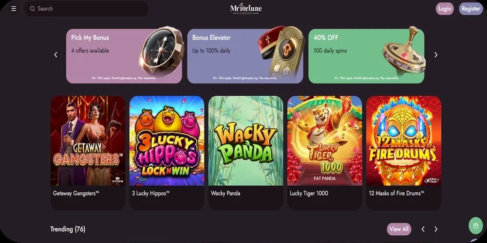 Mr Fortune Casino main player review